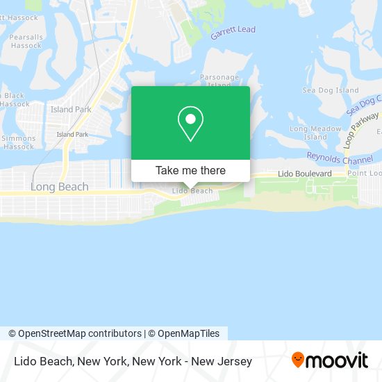 Lido Beach, New York map