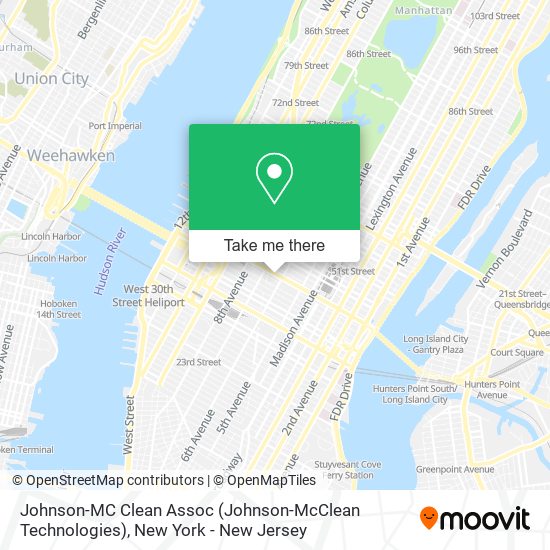 Johnson-MC Clean Assoc (Johnson-McClean Technologies) map