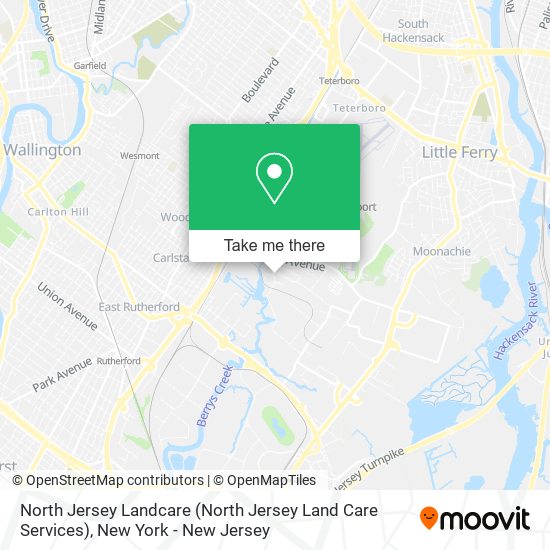 Mapa de North Jersey Landcare (North Jersey Land Care Services)