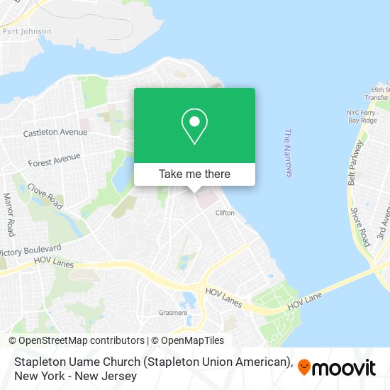 Stapleton Uame Church (Stapleton Union American) map