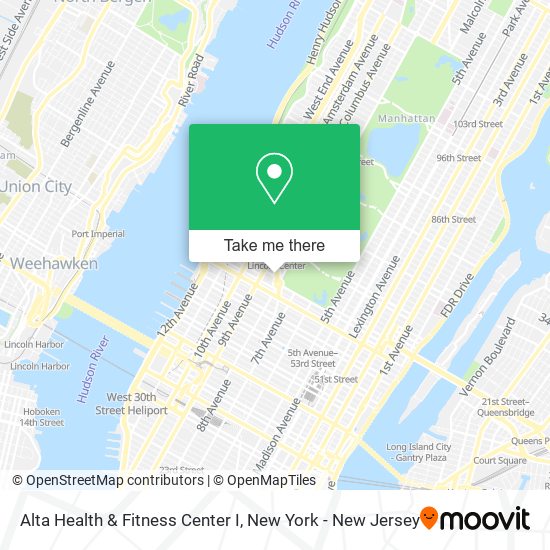 Alta Health & Fitness Center I map