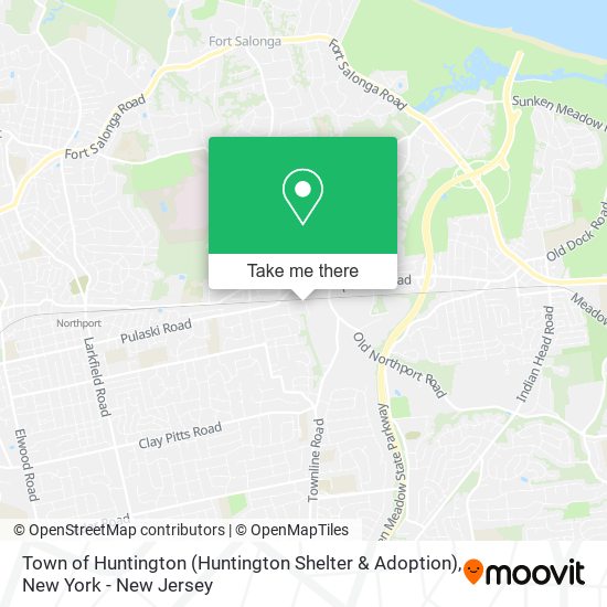 Mapa de Town of Huntington (Huntington Shelter & Adoption)