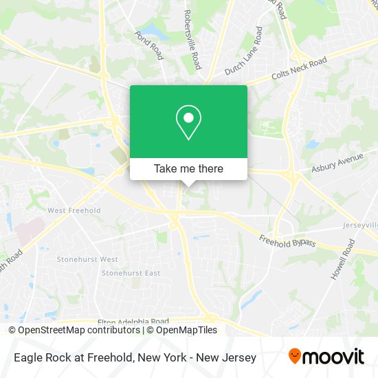 Eagle Rock at Freehold map