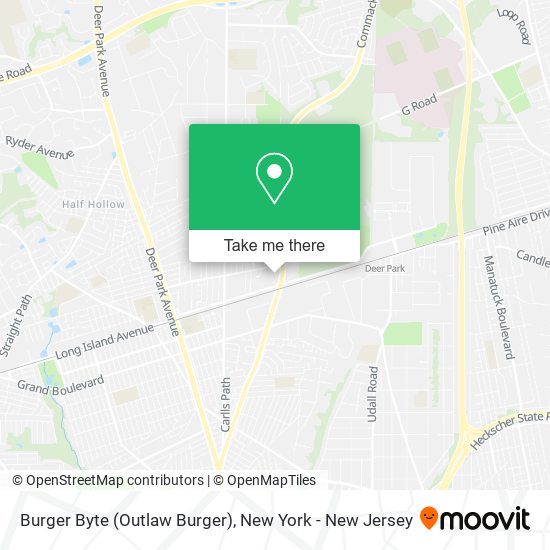 Mapa de Burger Byte (Outlaw Burger)