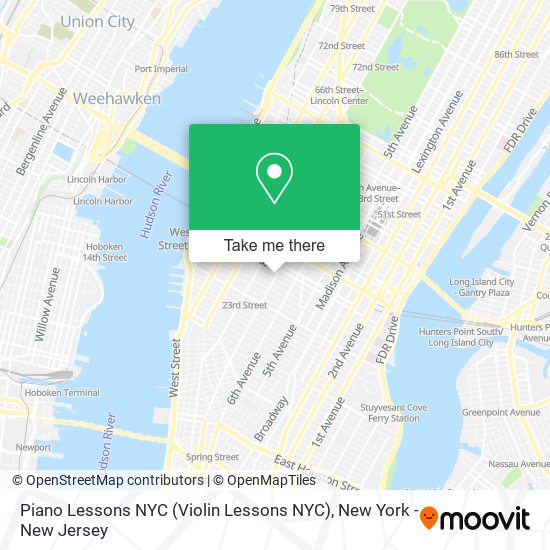 Mapa de Piano Lessons NYC (Violin Lessons NYC)