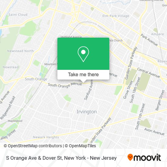 Mapa de S Orange Ave & Dover St