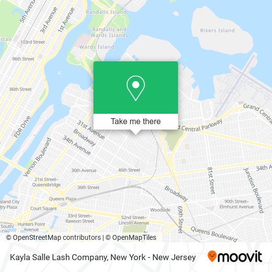 Mapa de Kayla Salle Lash Company