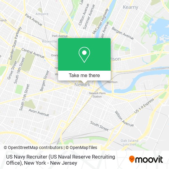 US Navy Recruiter (US Naval Reserve Recruiting Office) map