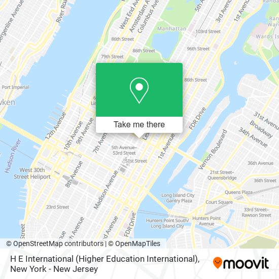 H E International (Higher Education International) map