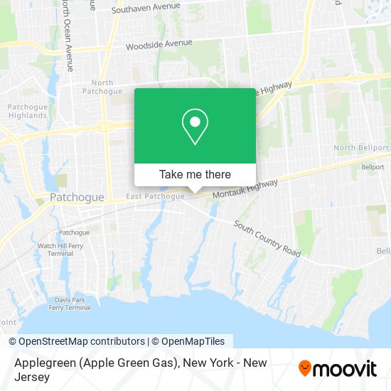Applegreen (Apple Green Gas) map