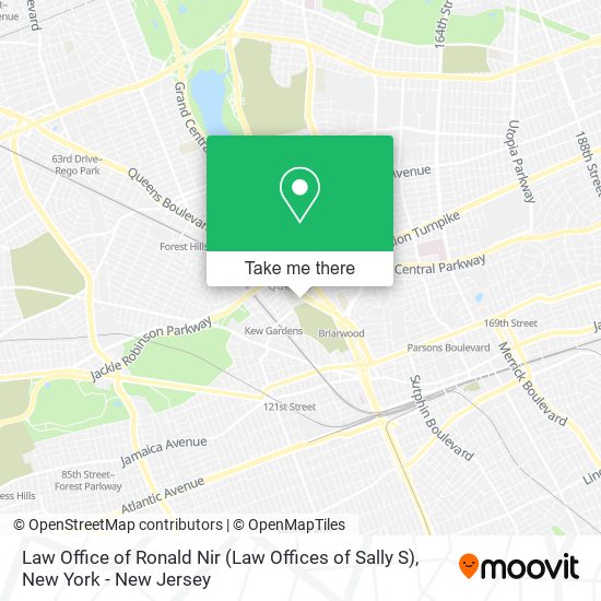 Mapa de Law Office of Ronald Nir (Law Offices of Sally S)