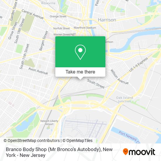Branco Body Shop (Mr Bronco's Autobody) map