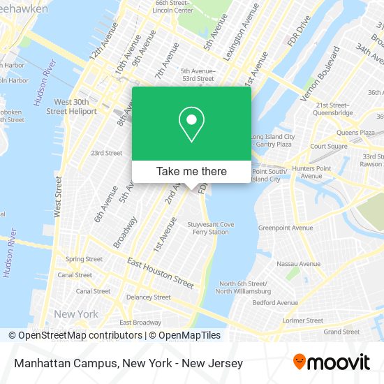 Mapa de Manhattan Campus