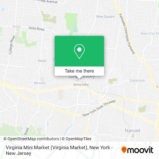 Mapa de Virginia Mini Market (Virginia Market)
