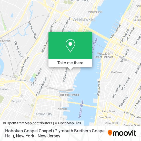 Hoboken Gospel Chapel (Plymouth Brethern Gospel Hall) map