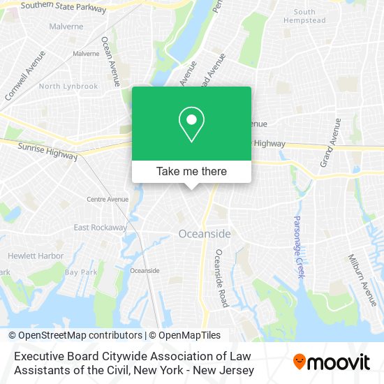 Mapa de Executive Board Citywide Association of Law Assistants of the Civil