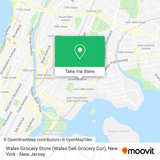 Wales Grocery Store (Wales Deli Grocery Cor) map