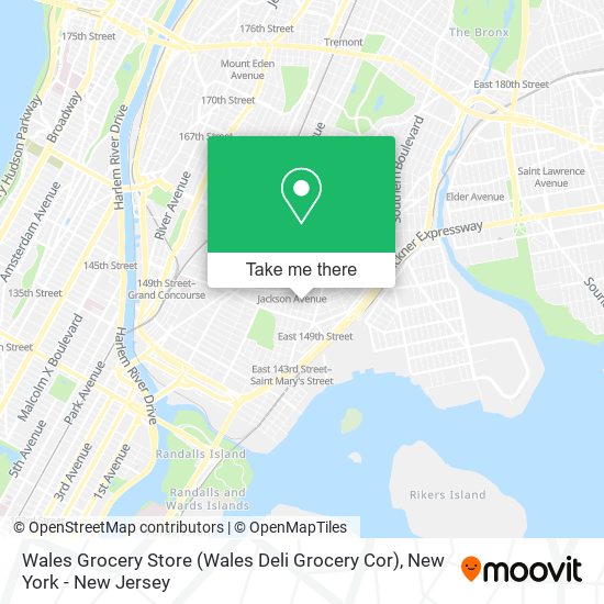 Mapa de Wales Grocery Store (Wales Deli Grocery Cor)