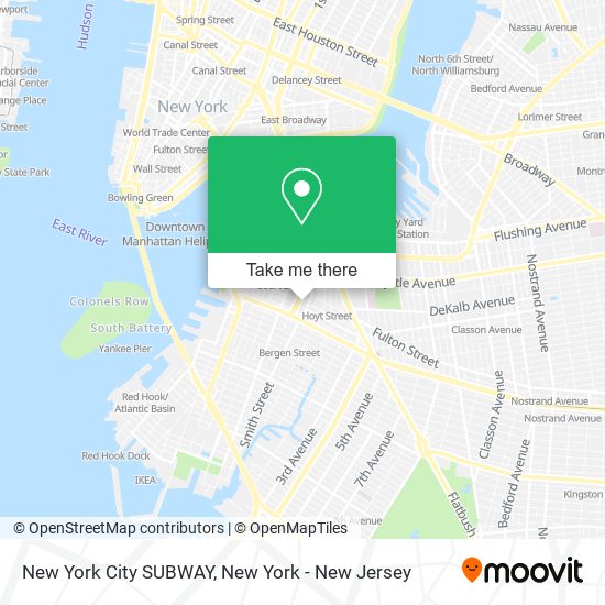 New York City SUBWAY map