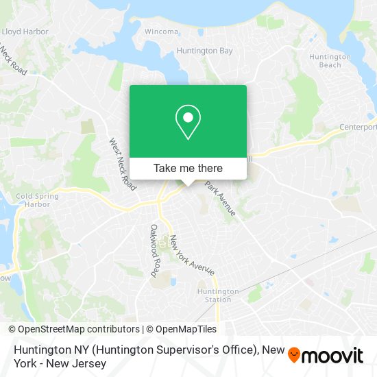 Huntington NY (Huntington Supervisor's Office) map