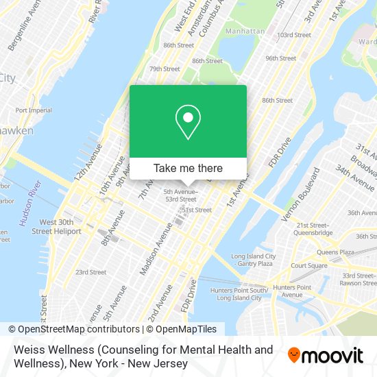 Weiss Wellness (Counseling for Mental Health and Wellness) map