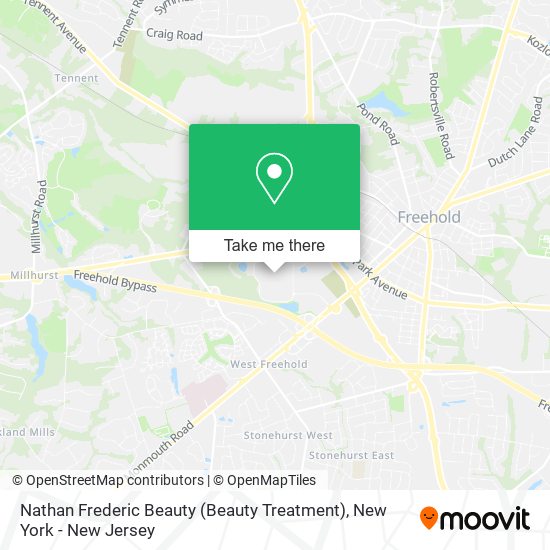 Nathan Frederic Beauty (Beauty Treatment) map