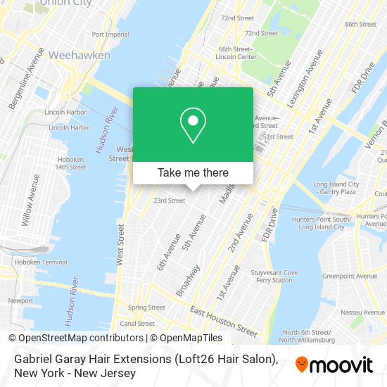 Mapa de Gabriel Garay Hair Extensions (Loft26 Hair Salon)