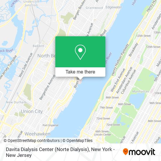 Davita Dialysis Center (Norte Dialysis) map