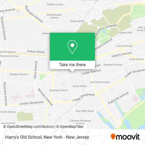 Harry's Old School map