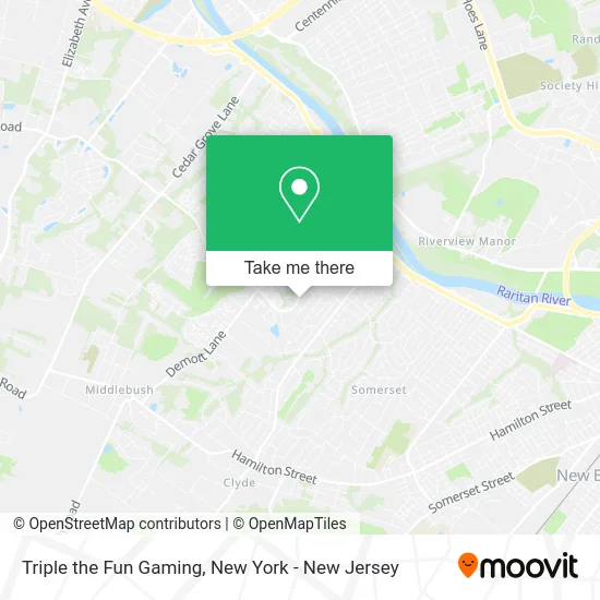 Triple the Fun Gaming map