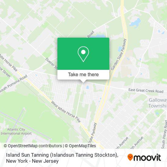 Mapa de Island Sun Tanning (Islandsun Tanning Stockton)