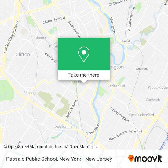 Mapa de Passaic Public School