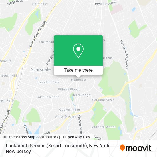 Mapa de Locksmith Service (Smart Locksmith)