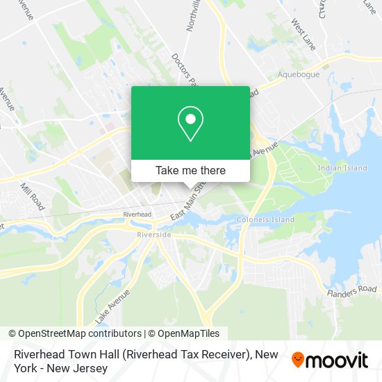 Riverhead Town Hall (Riverhead Tax Receiver) map