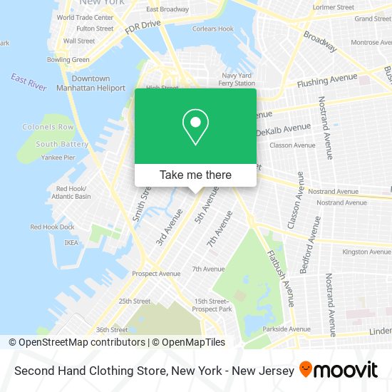 Second Hand Clothing Store map