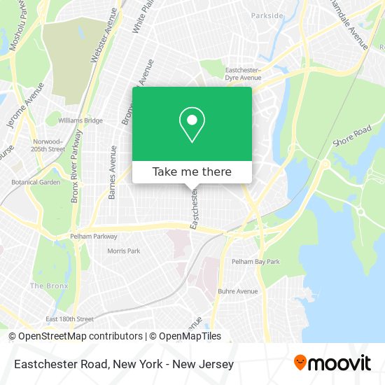 Eastchester Road map