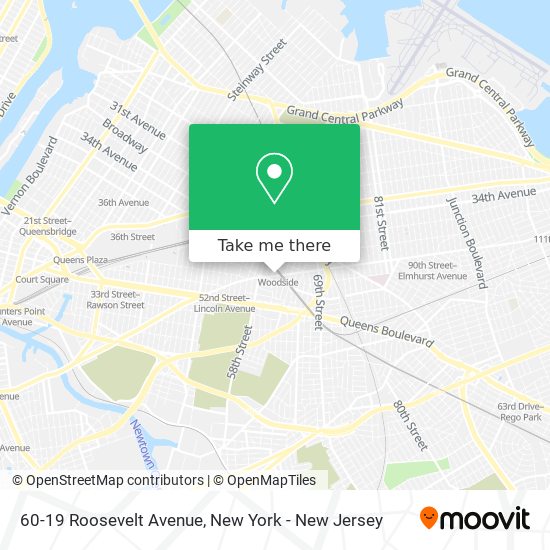 60-19 Roosevelt Avenue map
