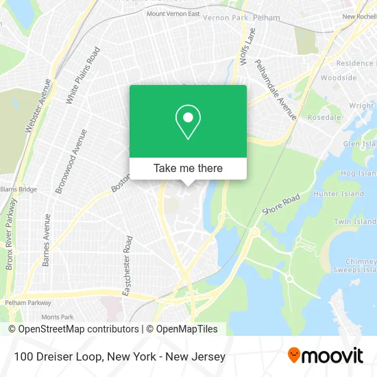 100 Dreiser Loop map