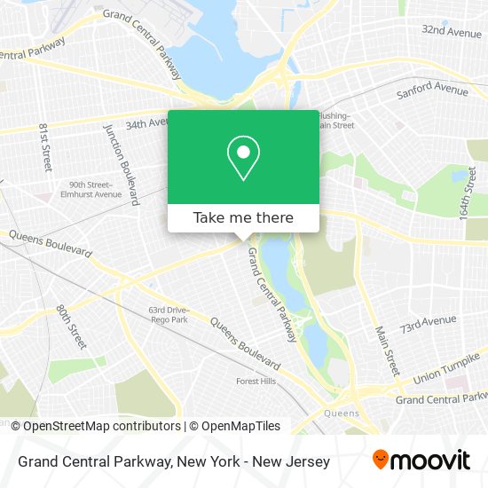 Grand Central Parkway map