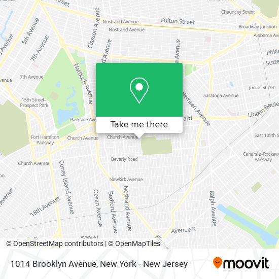 1014 Brooklyn Avenue map