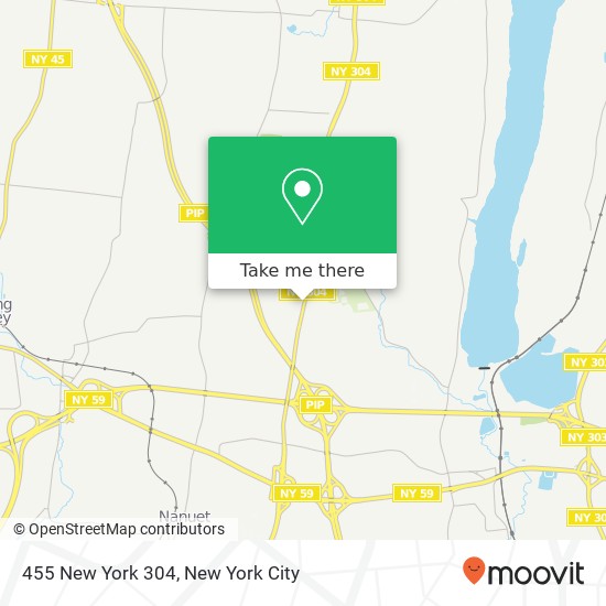 Mapa de 455 New York 304