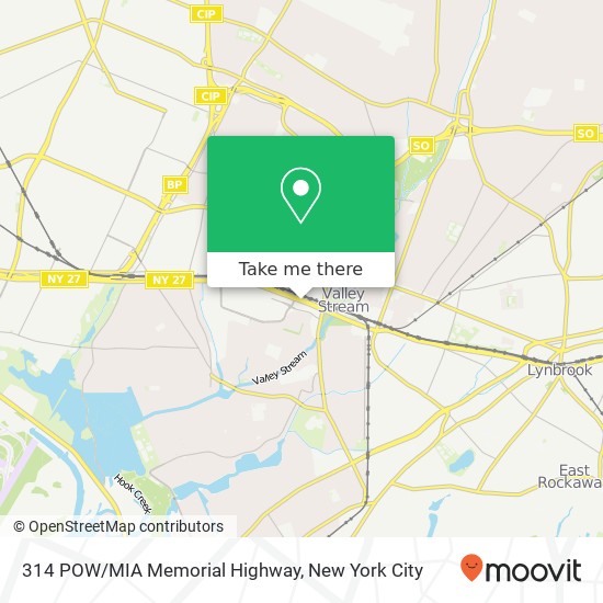 Mapa de 314 POW/MIA Memorial Highway