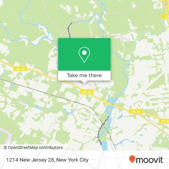 Mapa de 1214 New Jersey 28
