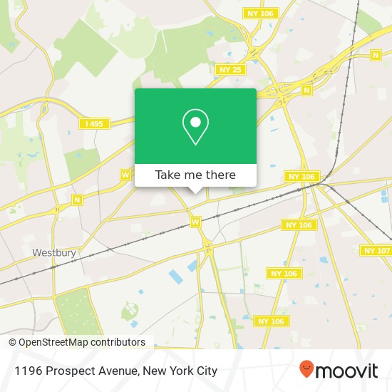 1196 Prospect Avenue map