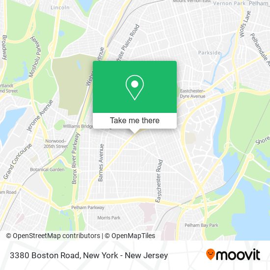 3380 Boston Road map