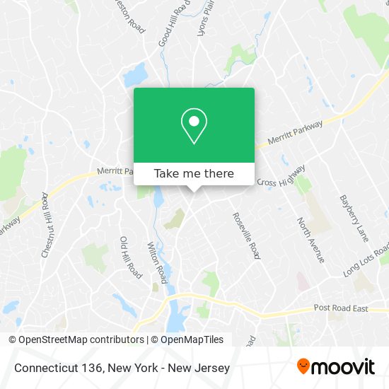 Mapa de Connecticut 136
