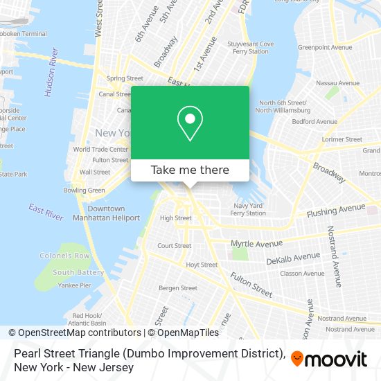 Pearl Street Triangle (Dumbo Improvement District) map