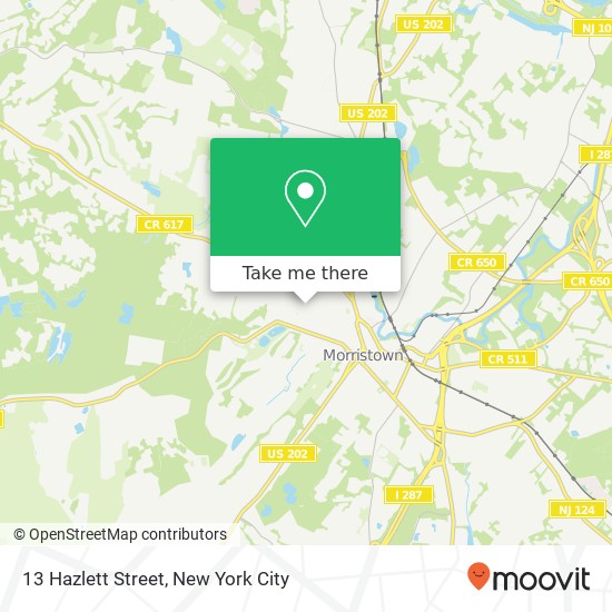 Mapa de 13 Hazlett Street