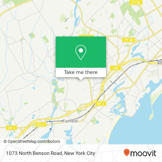 Mapa de 1073 North Benson Road