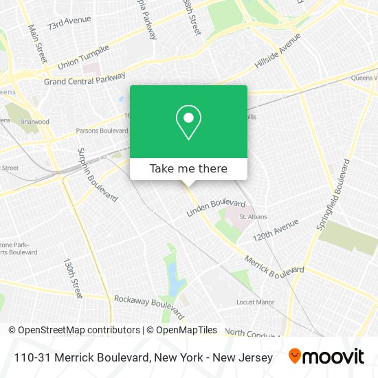 110-31 Merrick Boulevard map
